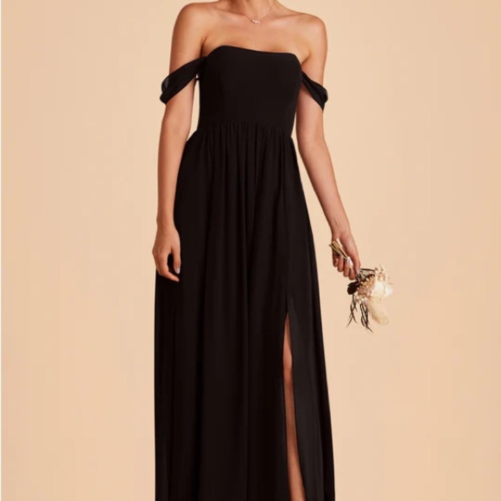 Birdie Grey AUGUST CONVERTIBLE DRESS in 
CHIFFON BLACK